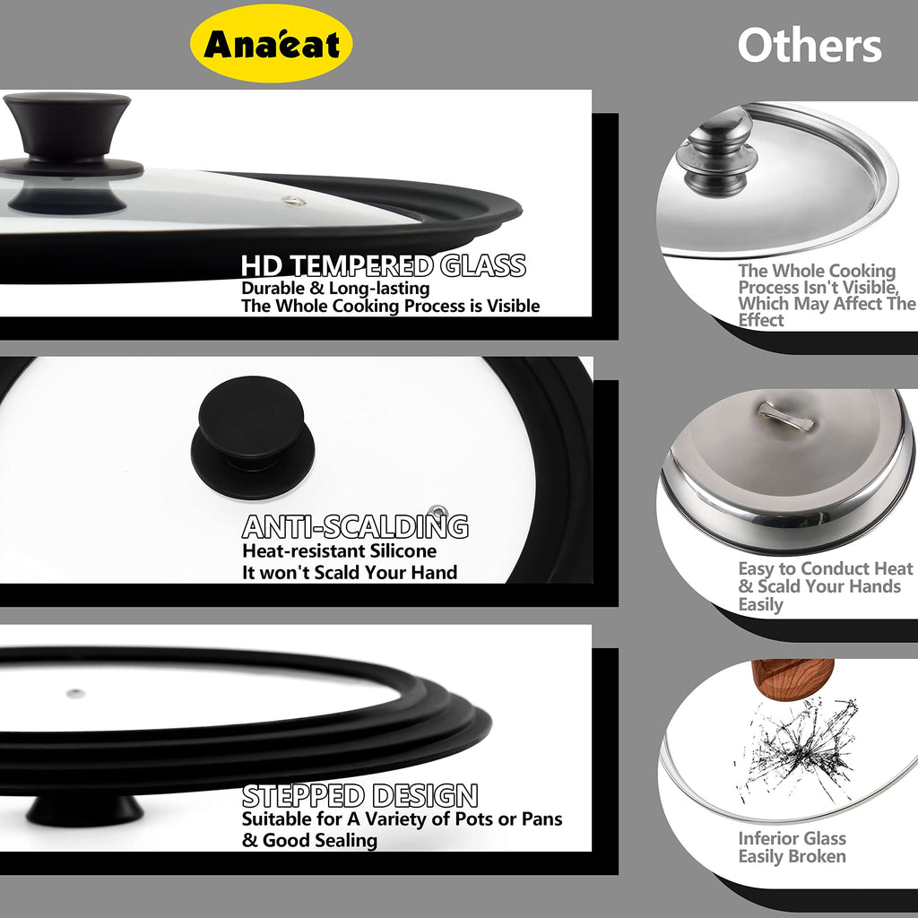 Silicone Universal Lid for Pots, Pans and Skillets N86402