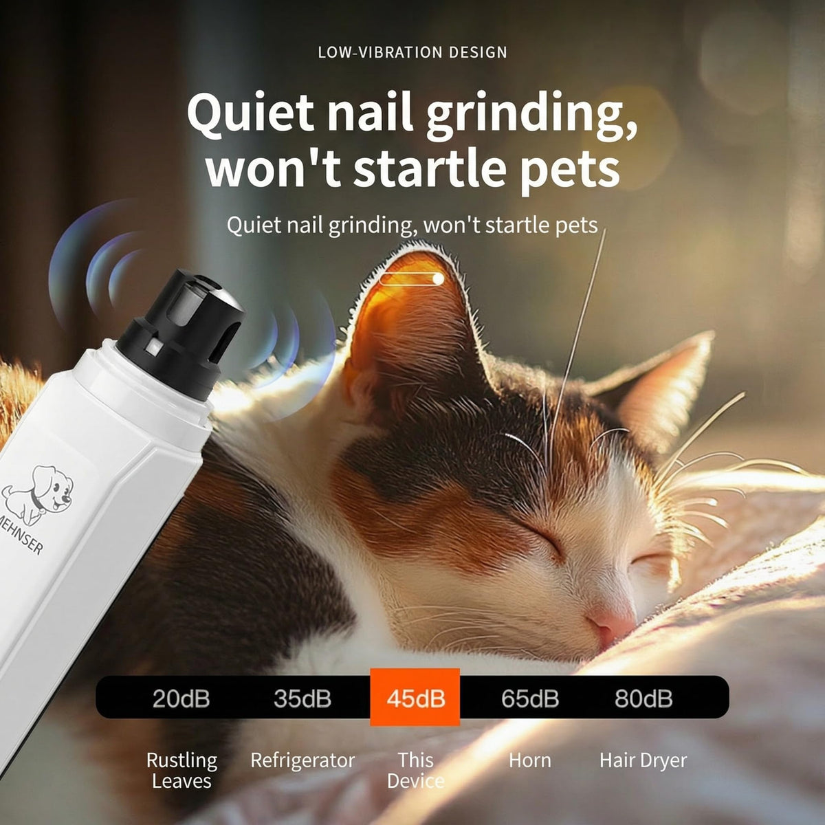 Nail Grinder with 3 Adjustable Speeds & Led Light R482249