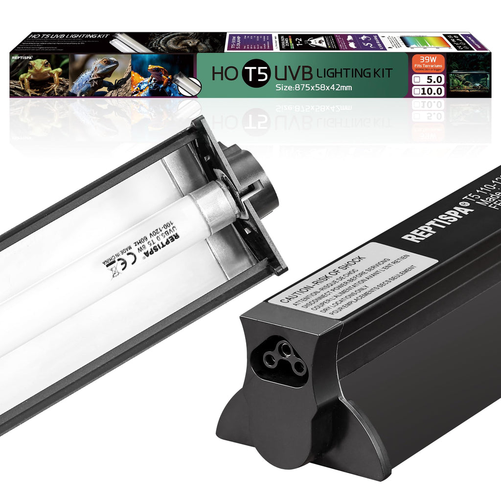 39W T5 HO UVB Fluorescent Reptile Light Combo Kit F704