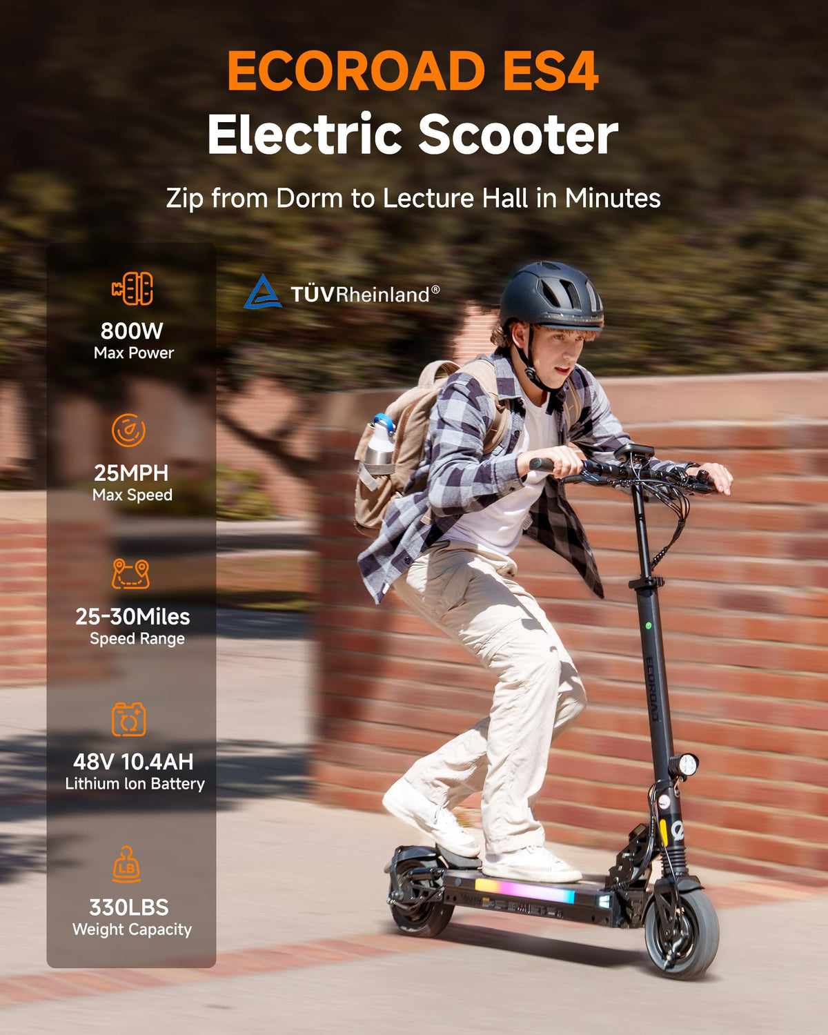 Electric Scooter 750W 25 MPH 30-35 Miles J635715