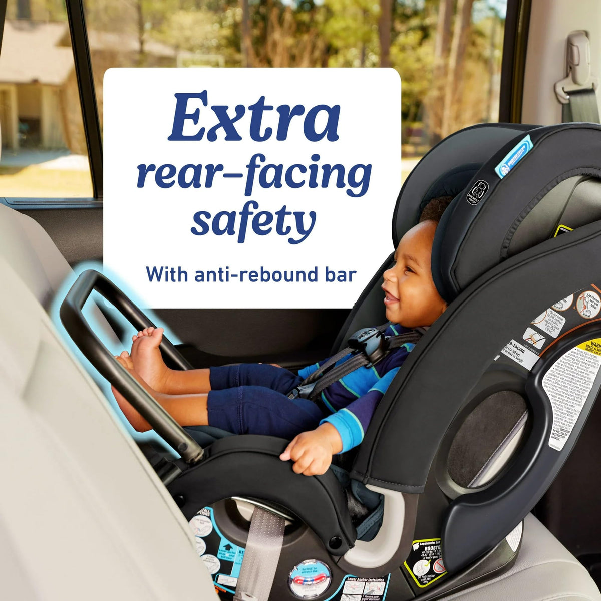 3-in-1 Car Seat with Anti-Rebound Bar A26606