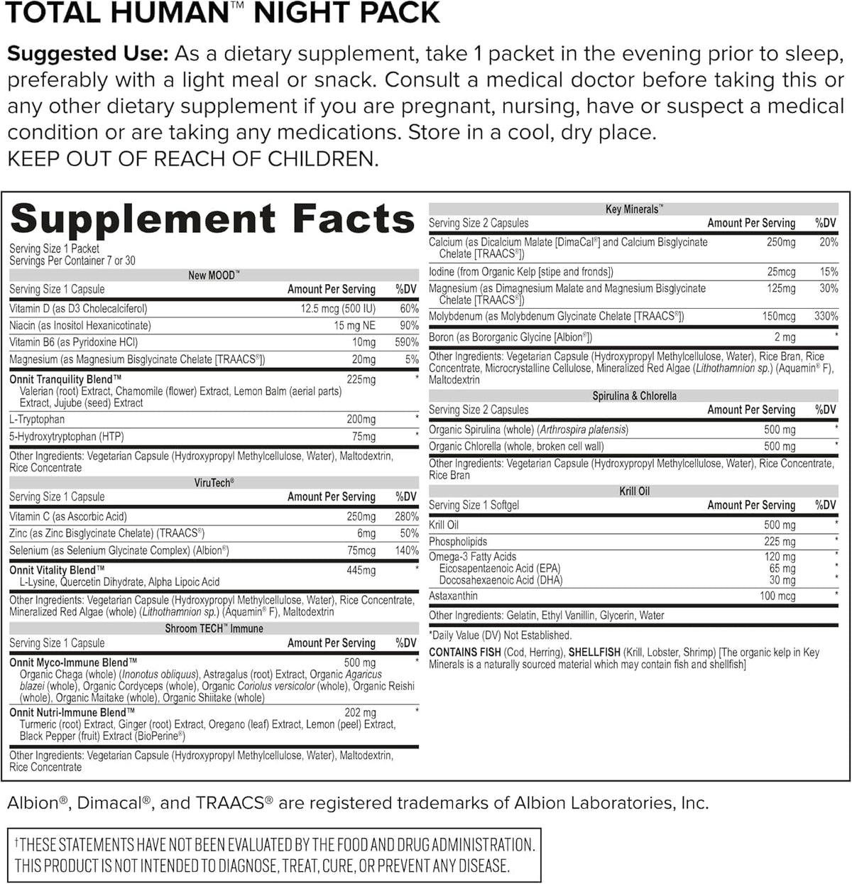 Daily Multivitamin Packs T764