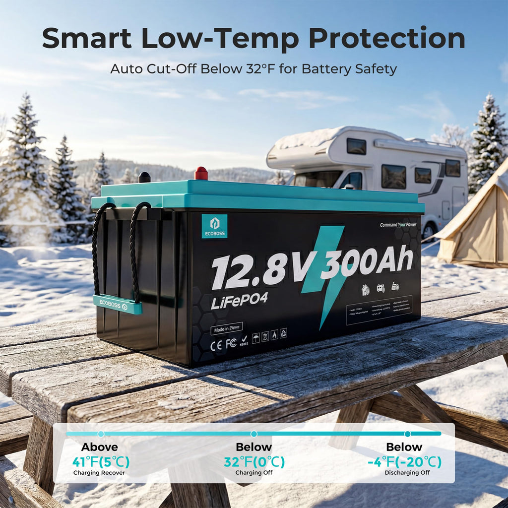 12V 300Ah LiFePO4 Deep Cycle Lithium Battery X549