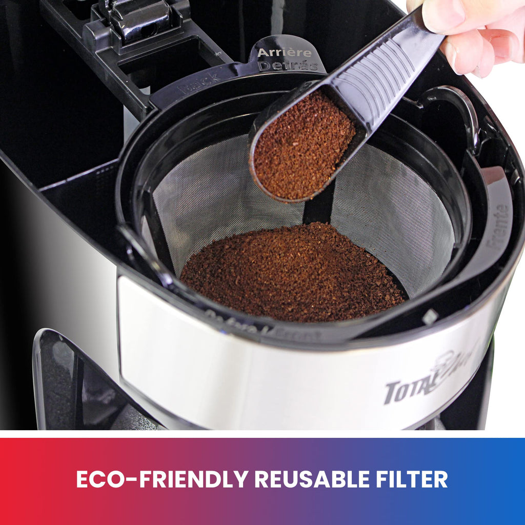 12-Cup Programmable Drip Coffee Maker with Glass Pot U19004