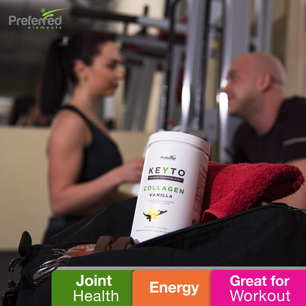 Keto Collagen Protein with MCT Oil Powder Vanilla M3743