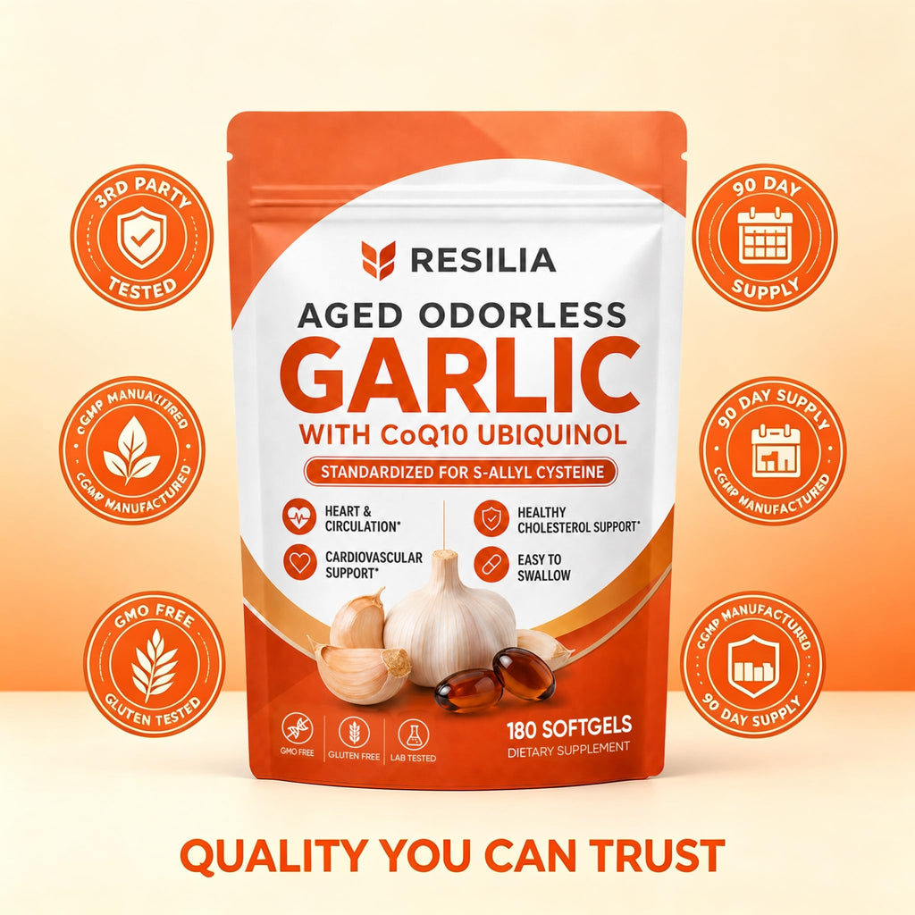 Aged Garlic Supplement 180 Softgels 1200mg V5413