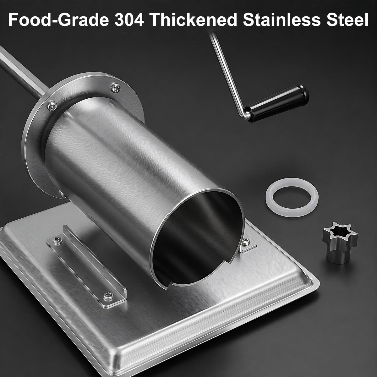 Vertical Manual Churro Extruder with 6-Shape Nozzle Kit B873048