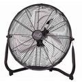 Black 3 Speed Metal Floor Fan J42310