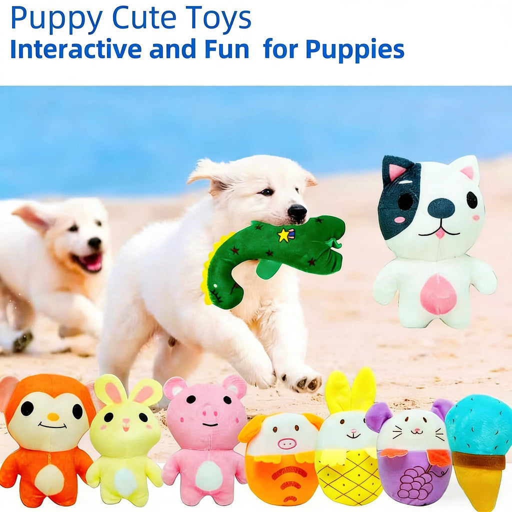 30 Pack Plush Squeaky Dog Toys R3948