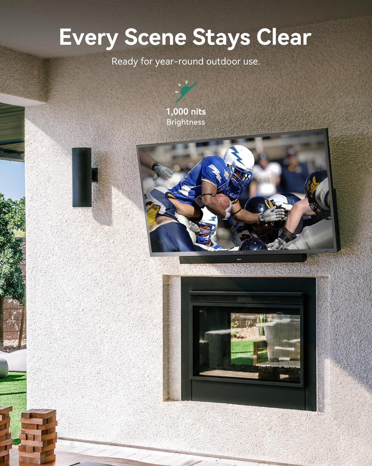 55 inch Smart Waterproof 4K UHD Outdoor TV F3166