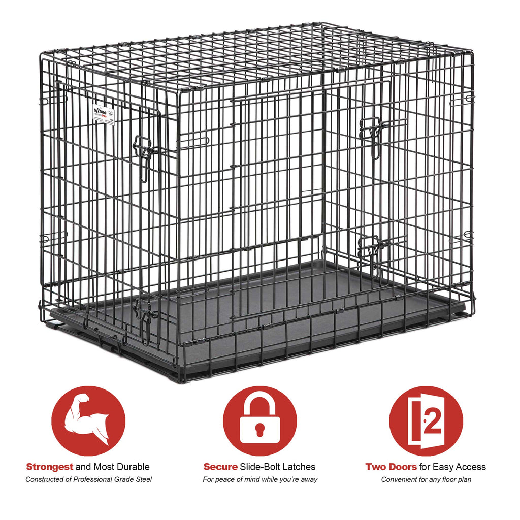 36-Inch Double Door Dog Crate E280